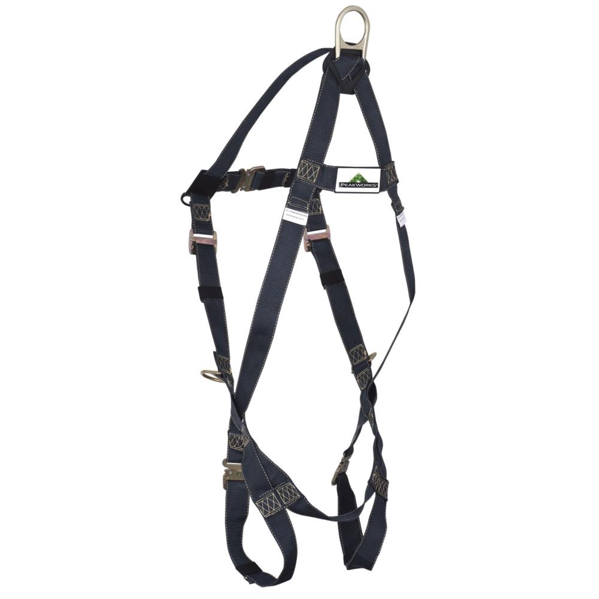 Peak Works, Welder's Harness Kevlar Webbing -3D -Class AP, Weight Capacity 400 lb, Harness Size One Size, Model# V8009010